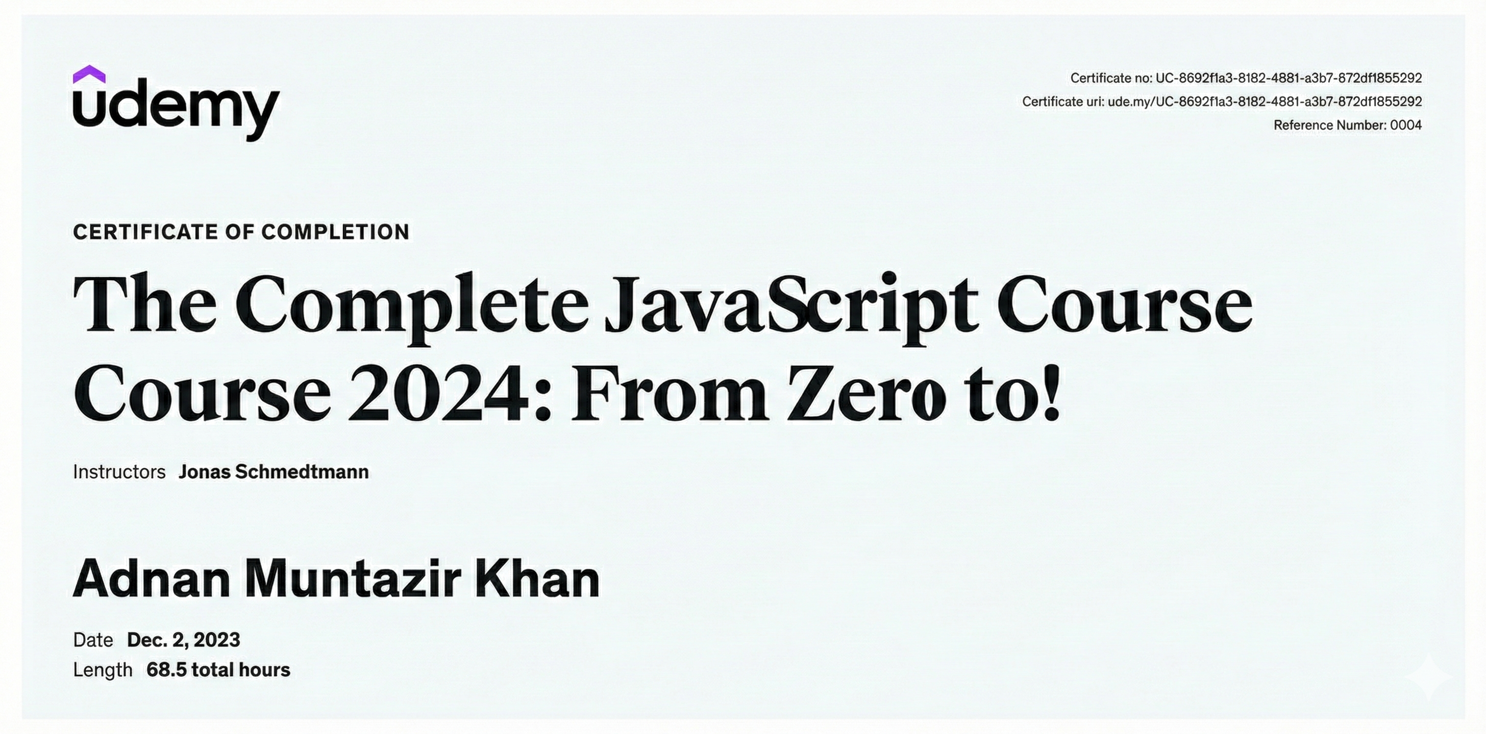 The Complete JavaScript Course 2024: From Zero to Expert!