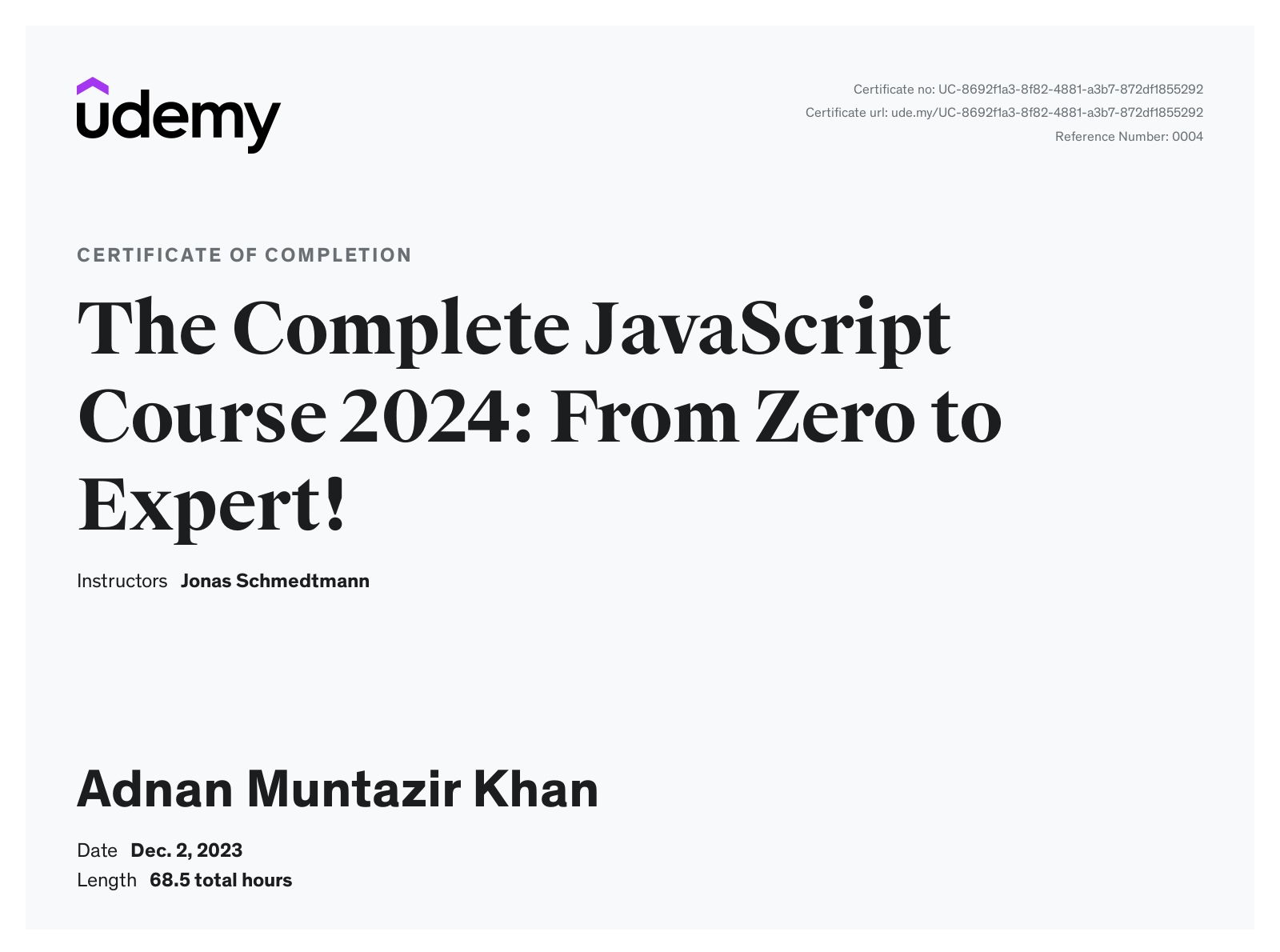 The Complete JavaScript Course 2024: From Zero to Expert!