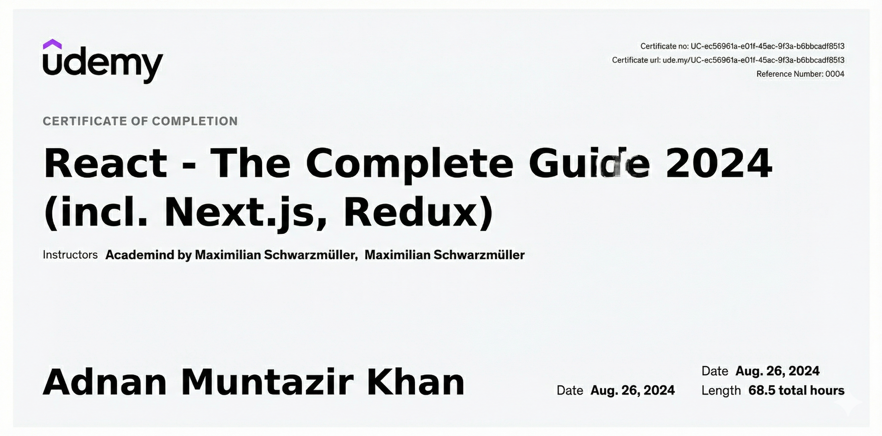 React - The Complete Guide 2024 (incl. Next.js Redux)